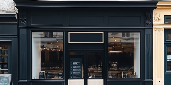 red signage with exclamation mark and percent symbol indicating promotions or discounts three offers available